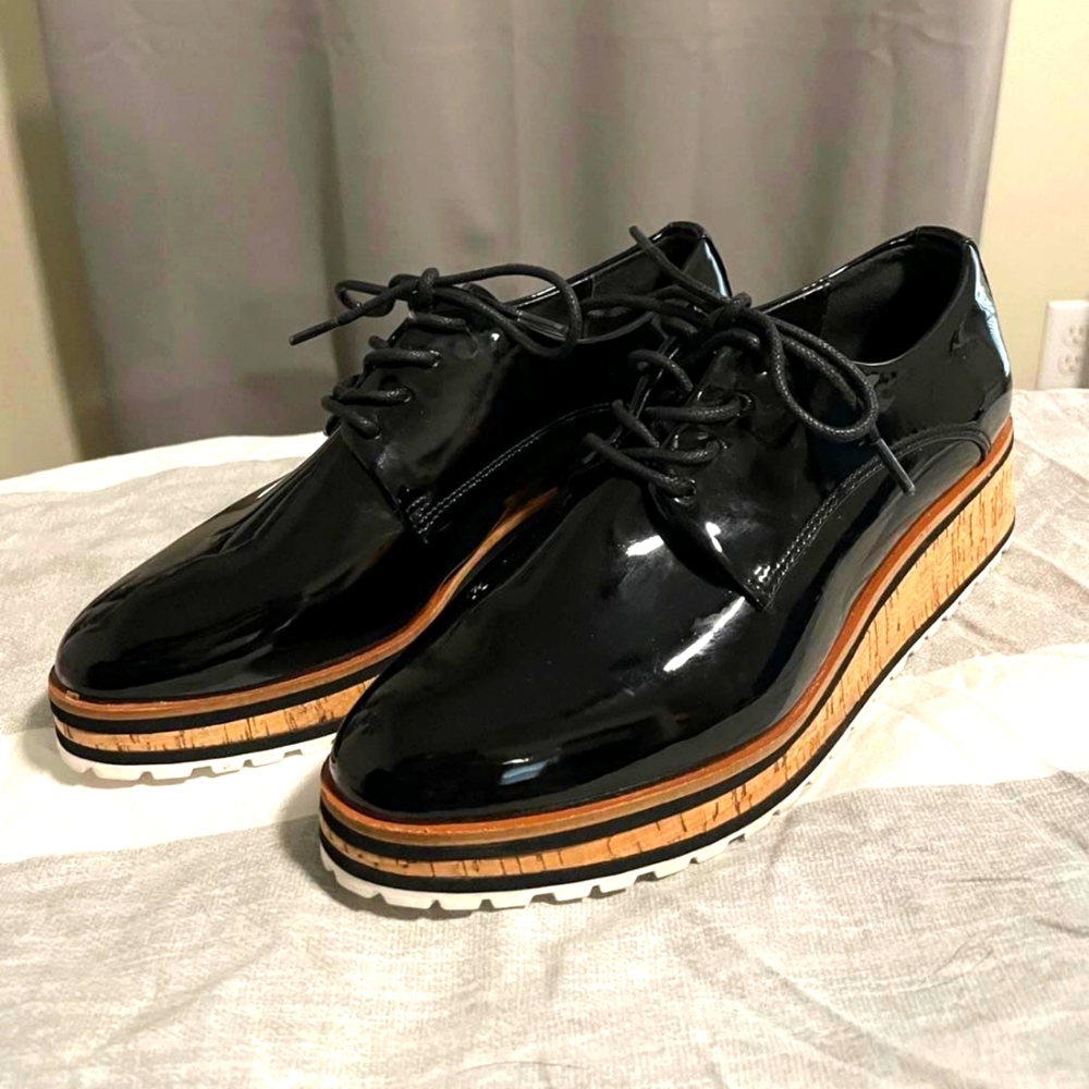 Aldo Ereillan Women's Black Oxfords Size:6